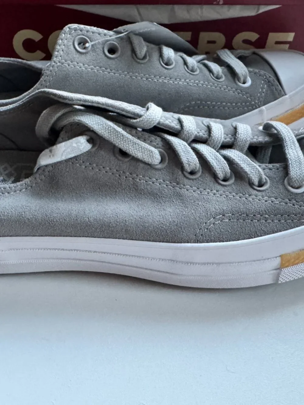 Converse Chuck 70 Ox Paloma Gray Suede Sneakers Men's 8.5 Women's 10.5 NWT